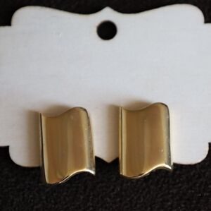 Gold Clip On Earrings